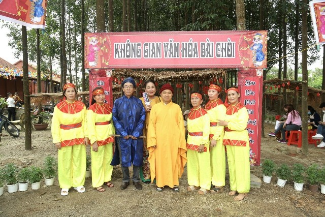 Quy Nhơn: Đặc sắc văn hóa dân tộc bài chòi tại chùa Phú Thọ